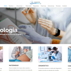 CREACIÓN DE SITIO WEB PARA HOSPITAL PRIVADO