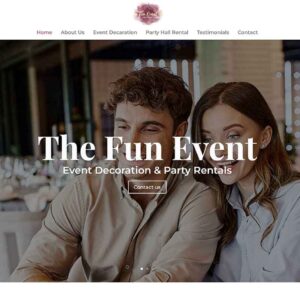 PAGÍNA WEB PROFESIONAL PARA EVENTOS