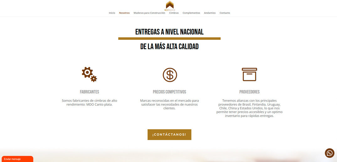 Business Website for the Construction Industry | Corporate Platform - Image 3