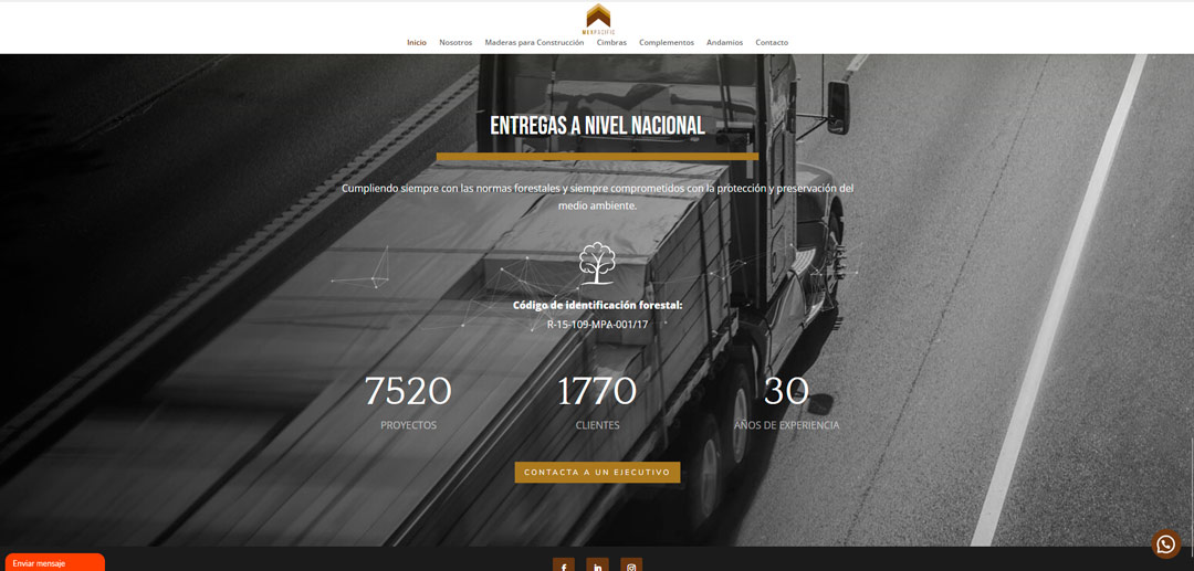 Business Website for the Construction Industry | Corporate Platform - Image 5